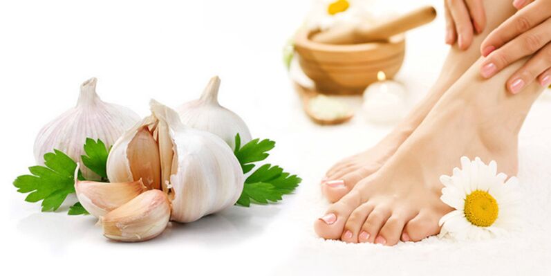 Nail fungal garlic treatment